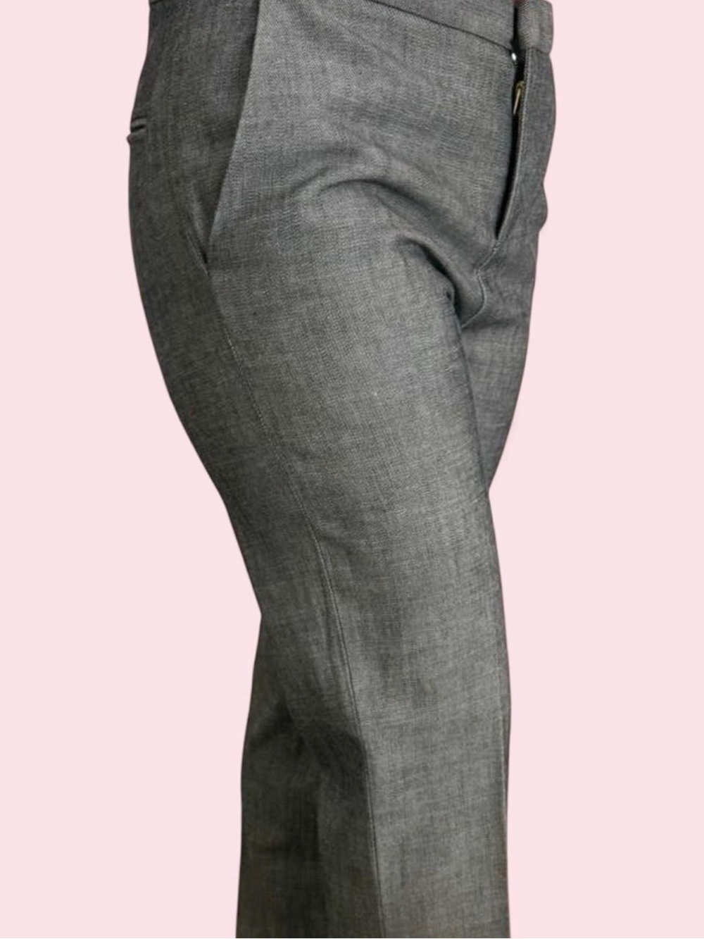 Marni Gray Herringbone Tailored Trousers